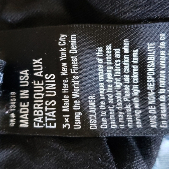 3x1 Medium Wash Distressed Busted Knee Skinny Jeans, Size 25 - Picture 12 of 13